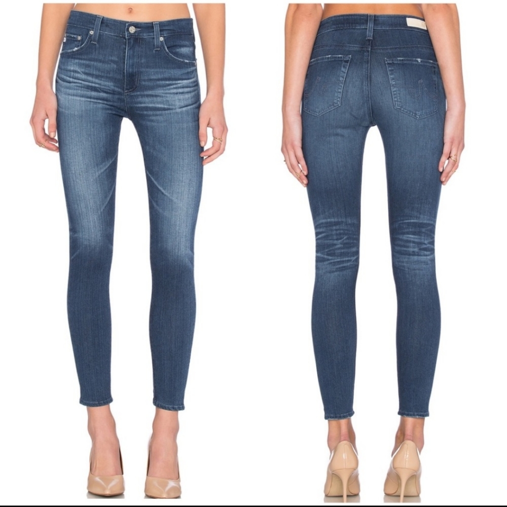 AG Farrah Skinny Crop Jeans